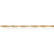 Złoty łańcuszek SINGAPUR LZX0468 38cm